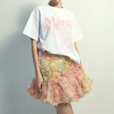 男女通用T 4色 UNISEX TSHIRT TRIPLE FLOWER